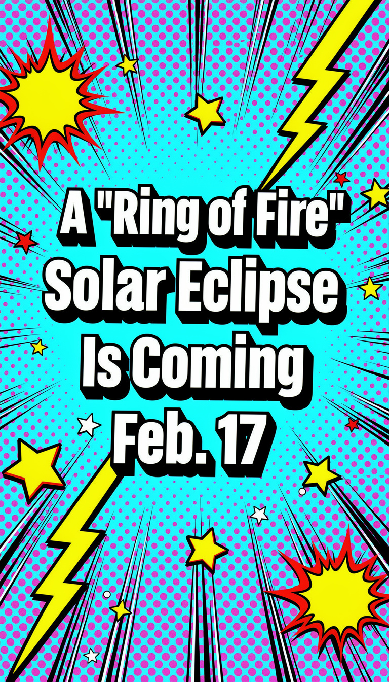 A “Ring of Fire” Solar Eclipse Is Coming Feb. 17
