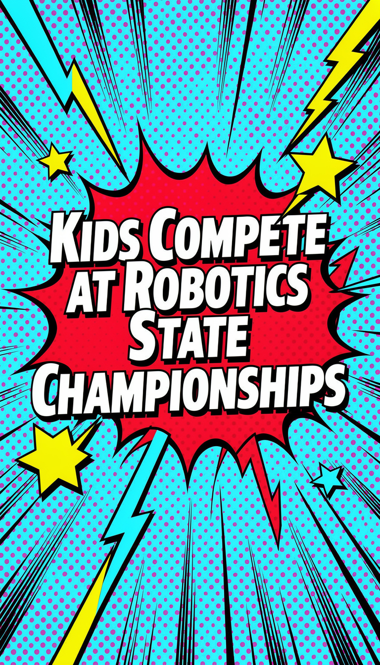 Kids Compete at Robotics State Championships