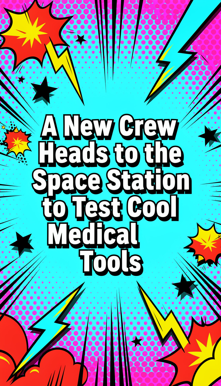 A New Crew Heads to the Space Station to Test Cool Medical Tools