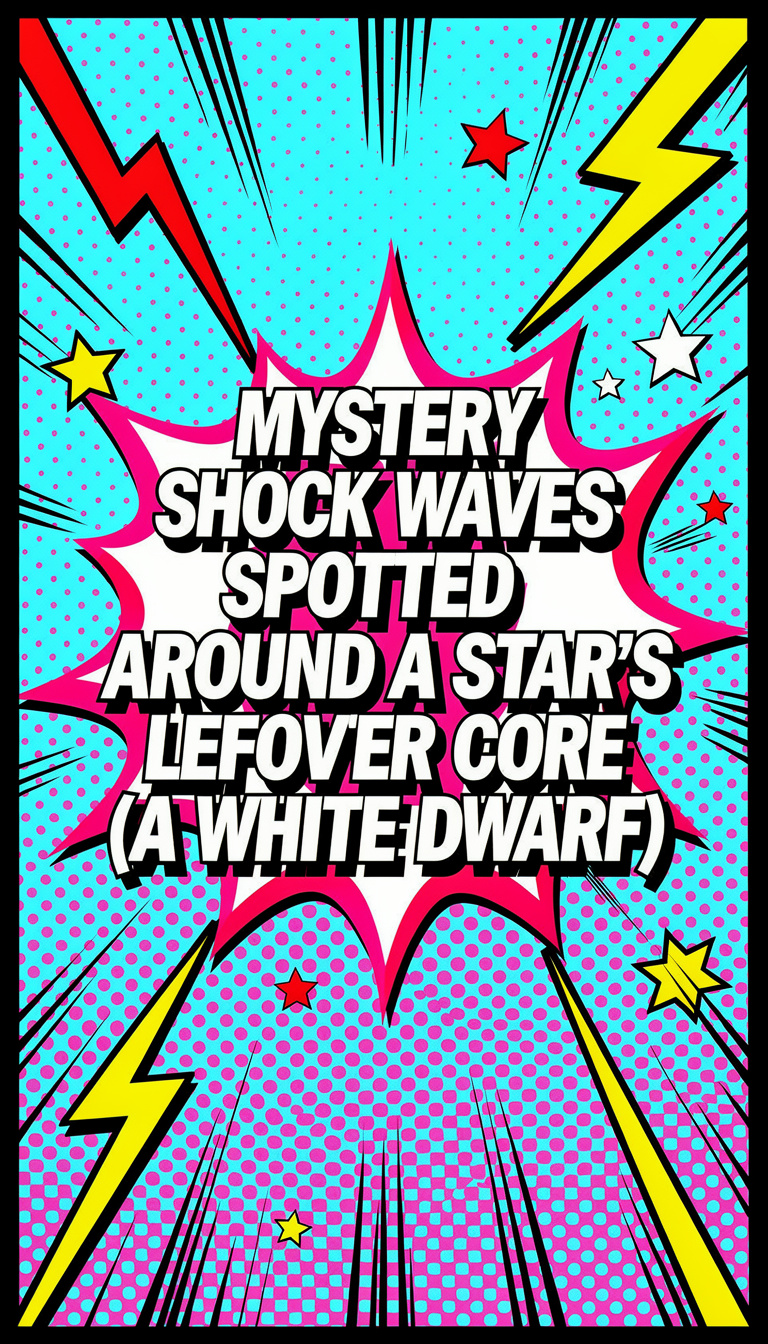 Mystery Shock Waves Spotted Around a Star’s Leftover Core (a White Dwarf)