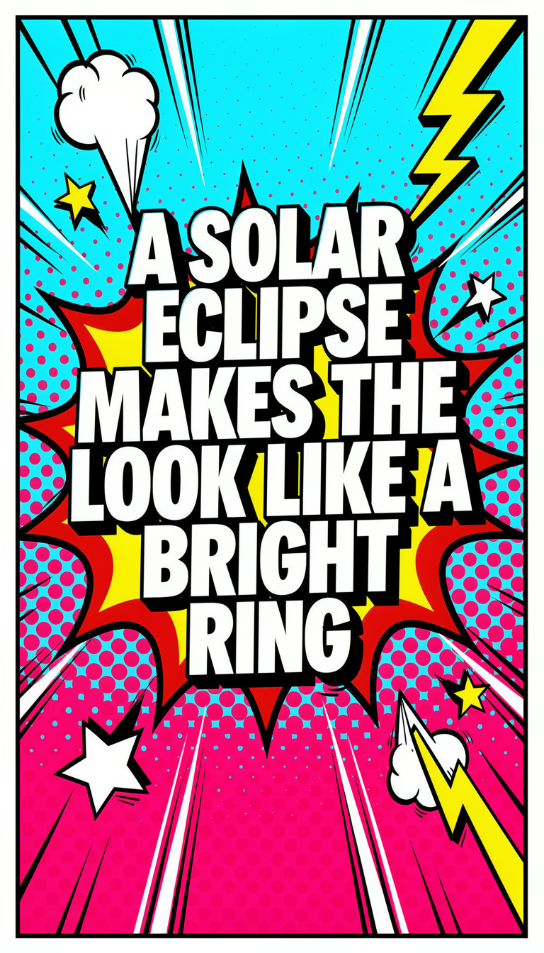 A Solar Eclipse Makes the Sun Look Like a Bright Ring