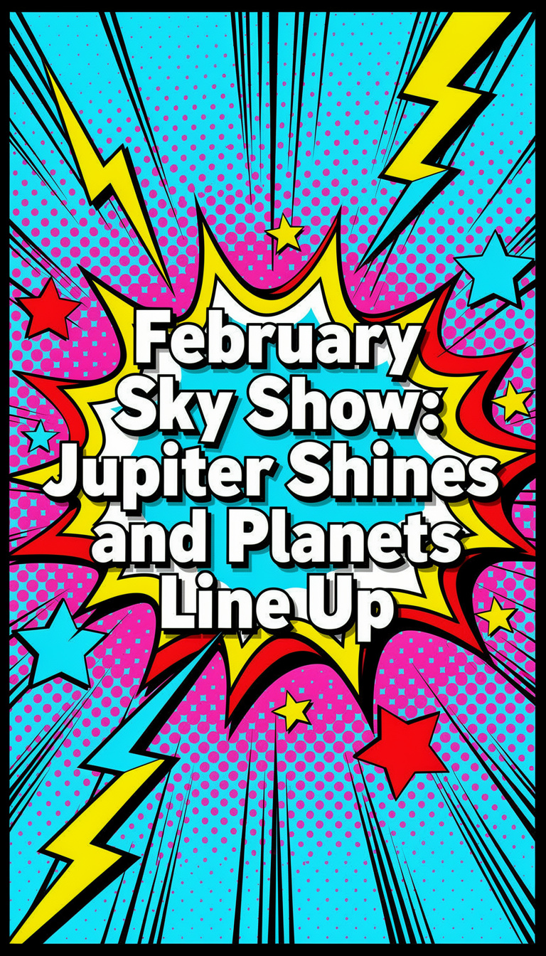 February Sky Show: Jupiter Shines and Planets Line Up