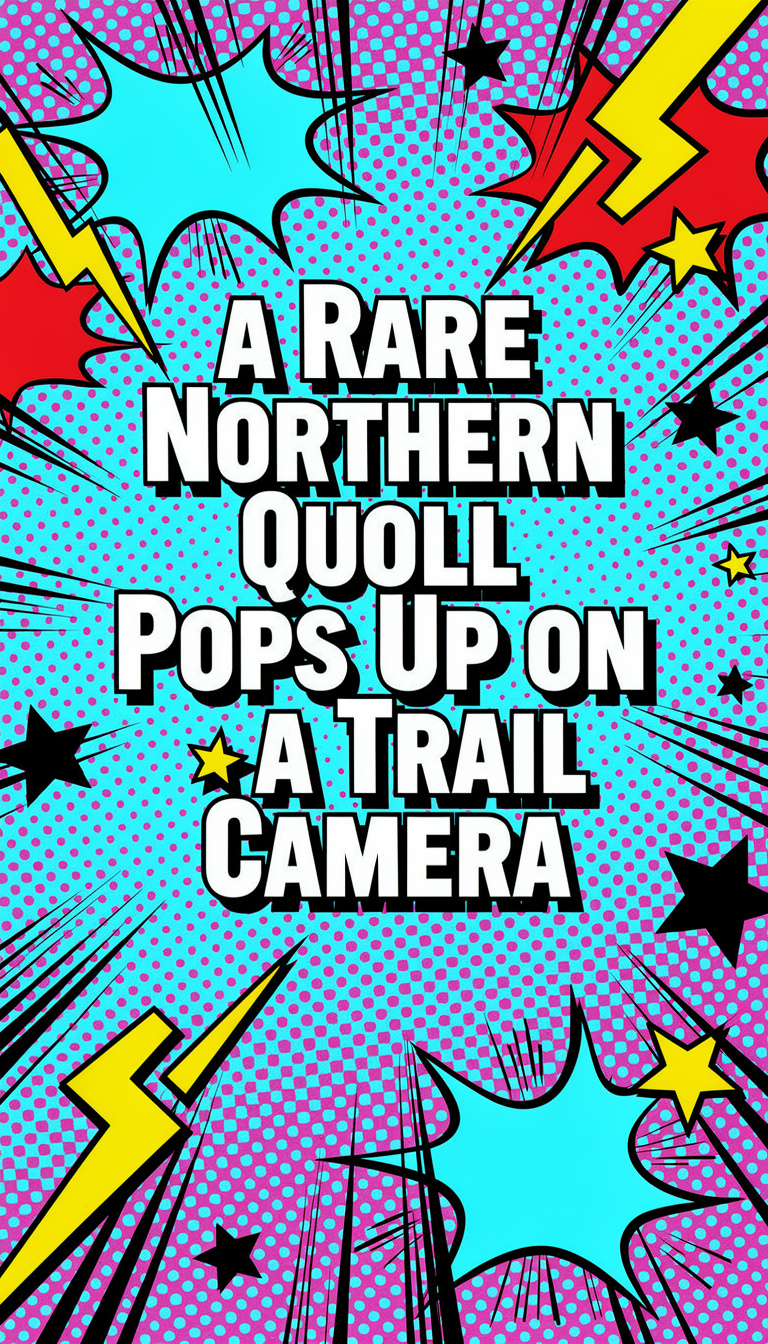 A Rare Northern Quoll Pops Up on a Trail Camera