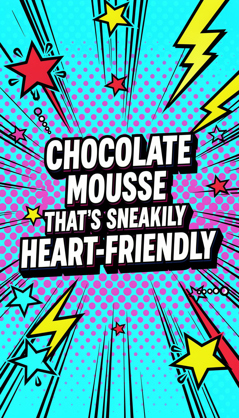 Chocolate Mousse That’s Sneakily Heart-Friendly