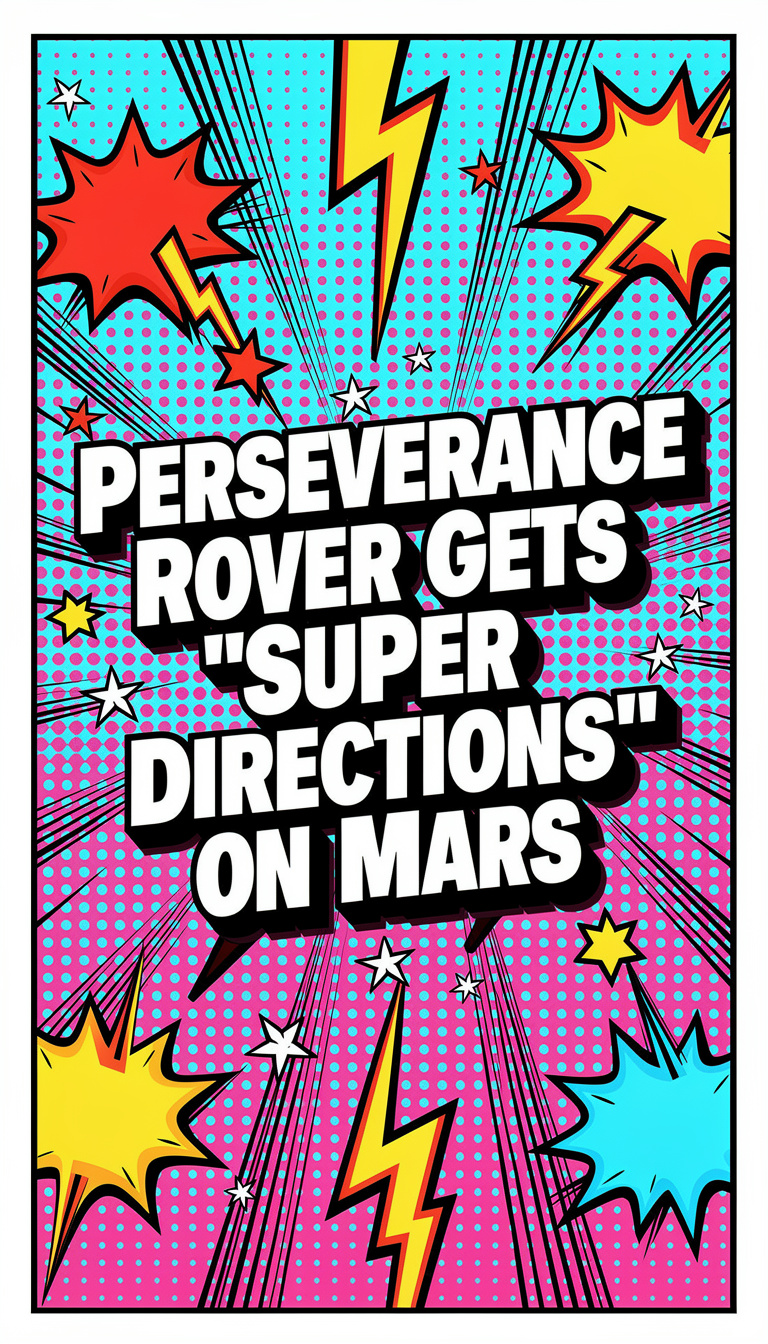 Perseverance Rover Gets “Super Directions” on Mars