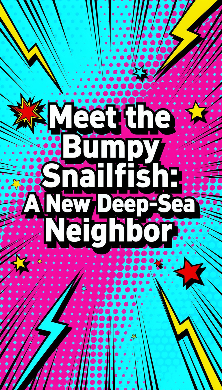 Meet the Bumpy Snailfish: A New Deep-Sea Neighbor