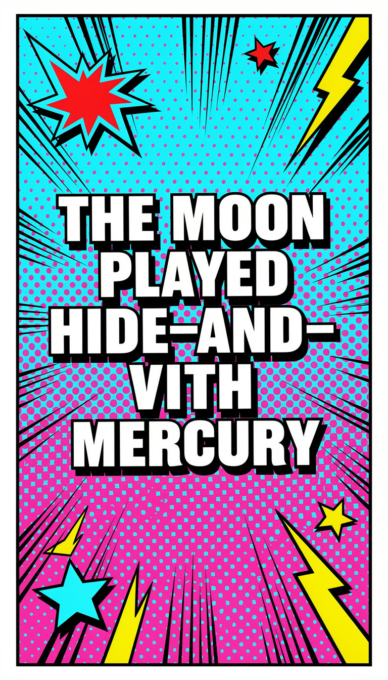 The Moon Played Hide-and-Seek with Mercury