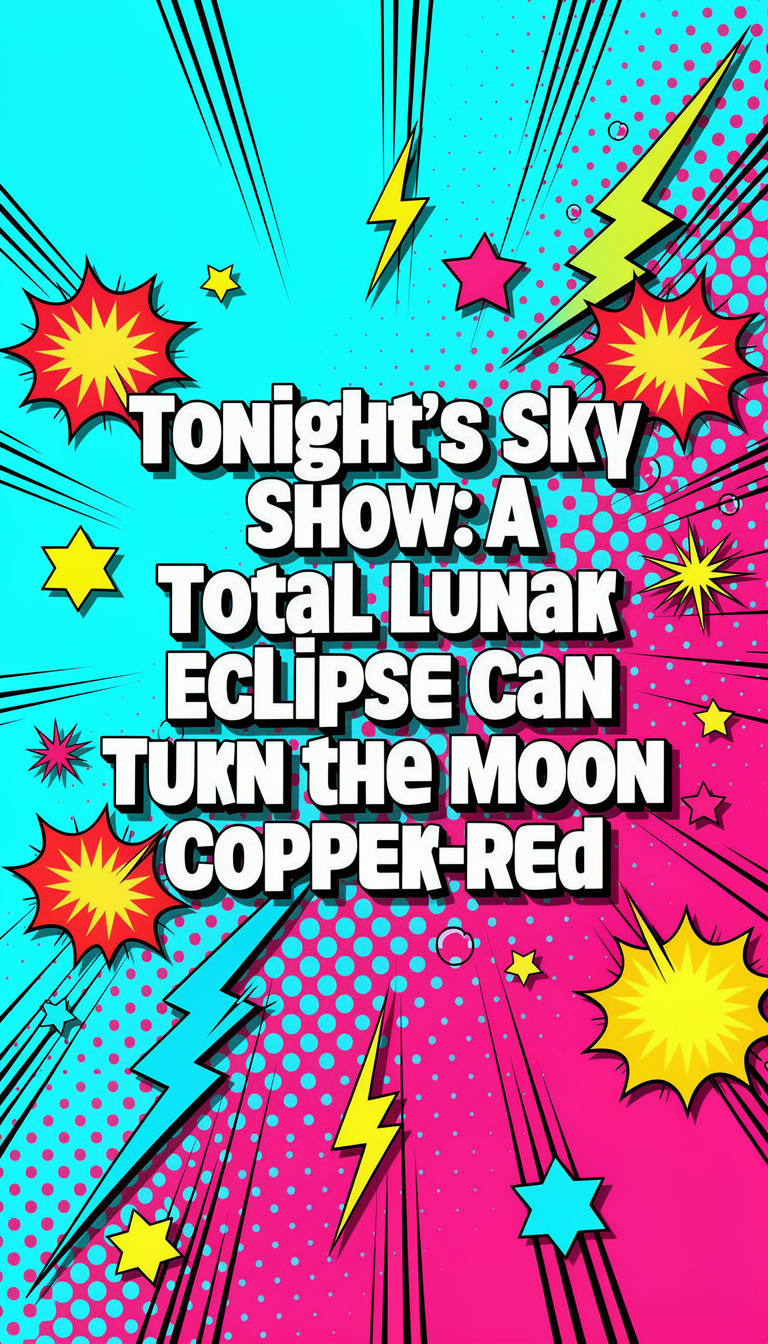 Tonight’s Sky Show: A Total Lunar Eclipse Can Turn the Moon Copper-Red