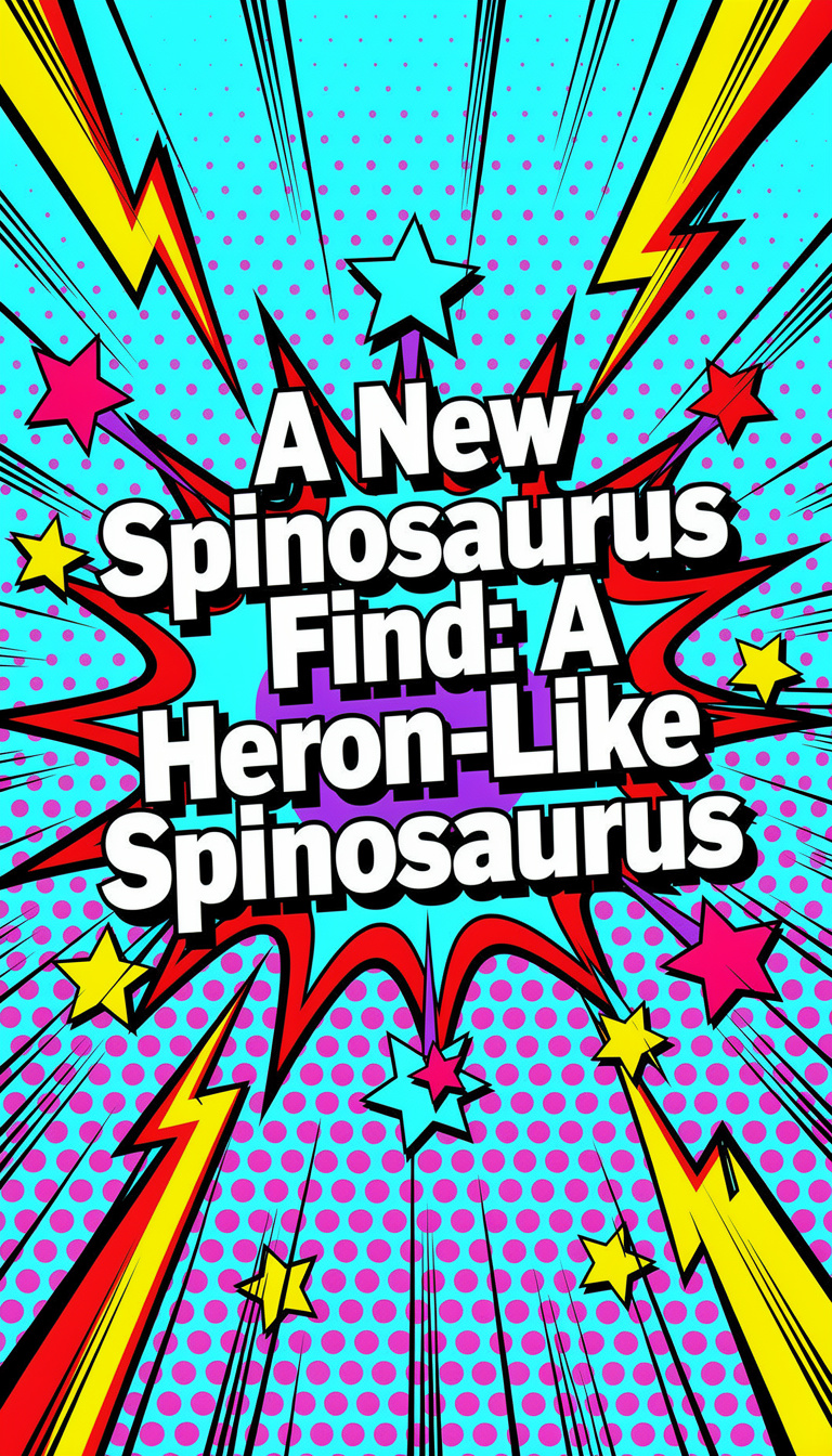 A New Spinosaurus Find: A Heron-Like Spinosaurus