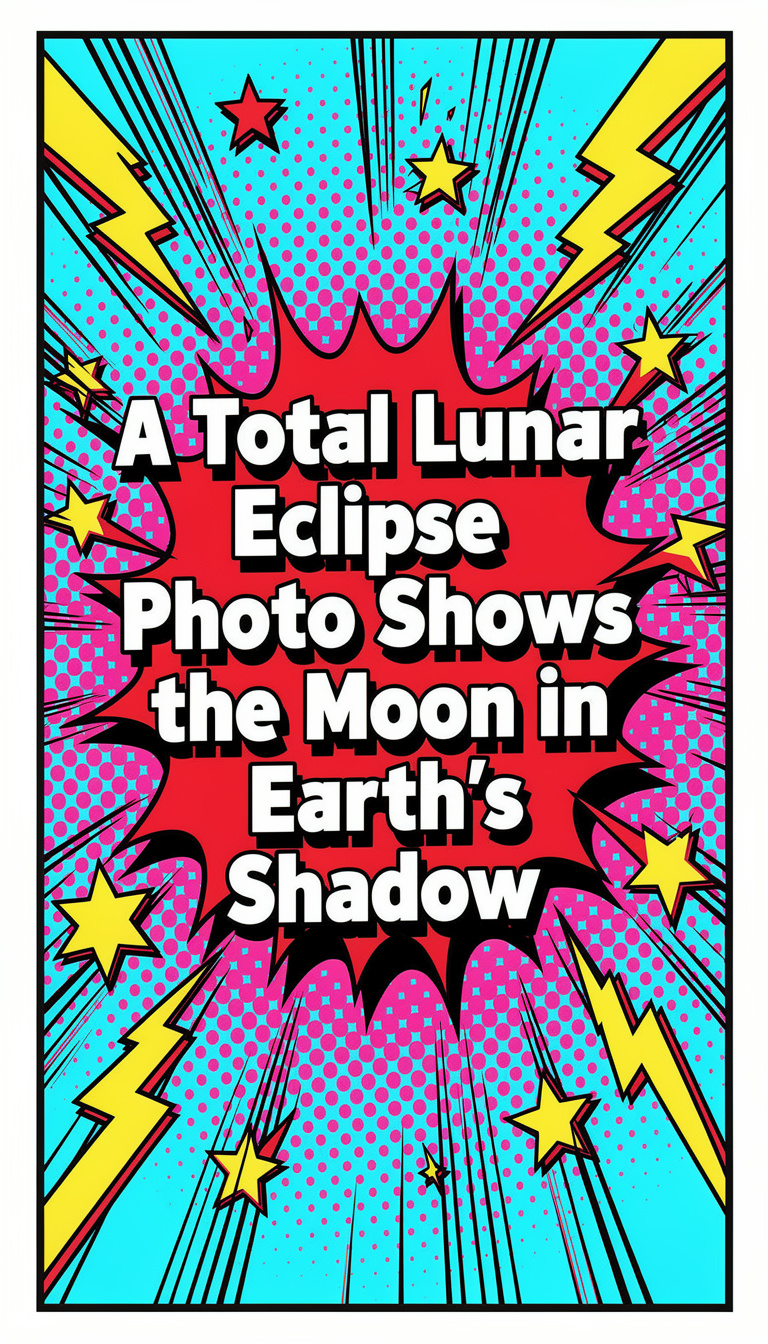 A Total Lunar Eclipse Photo Shows the Moon in Earth’s Shadow
