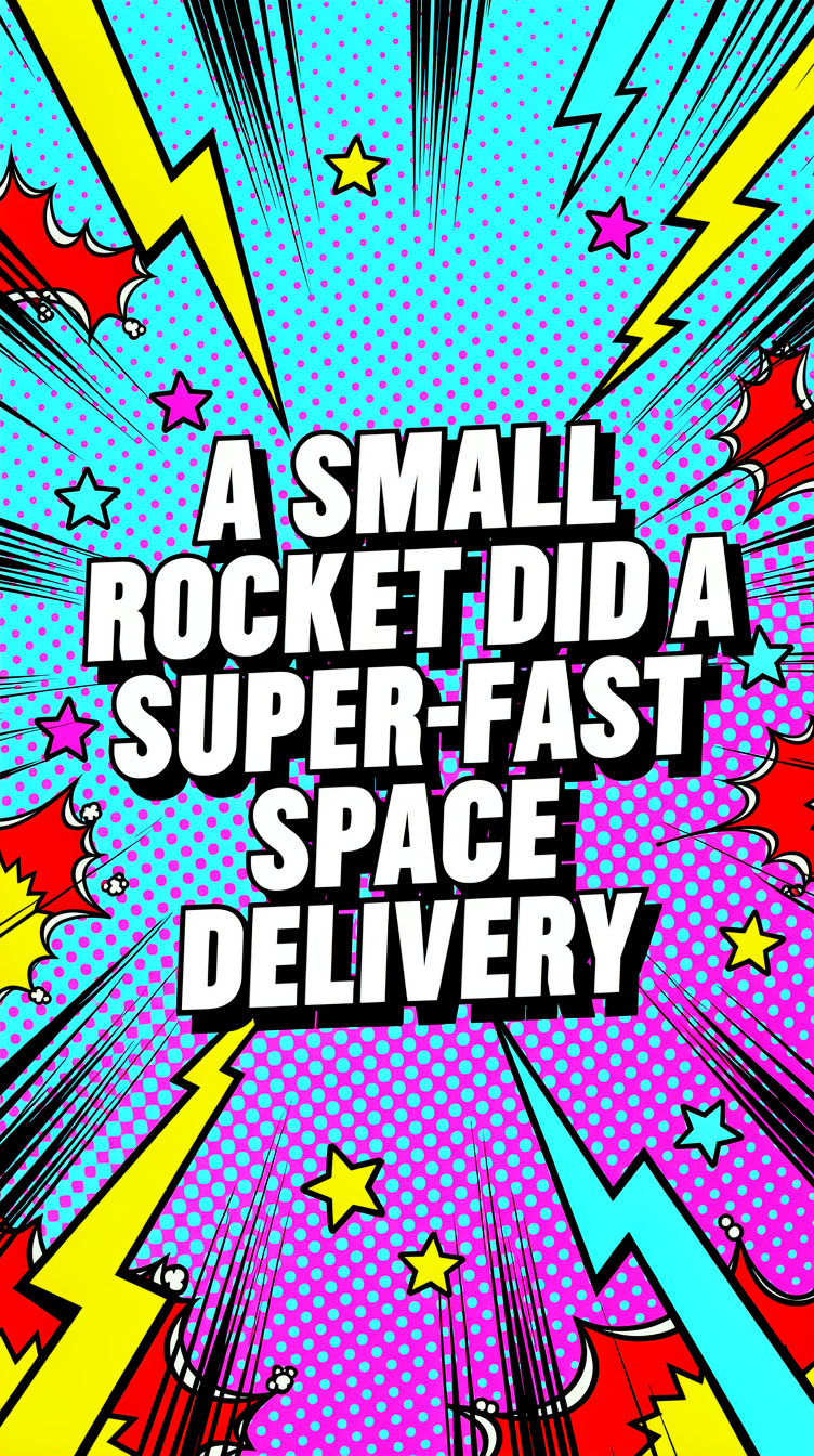 A Small Rocket Did a Super-Fast Space Delivery