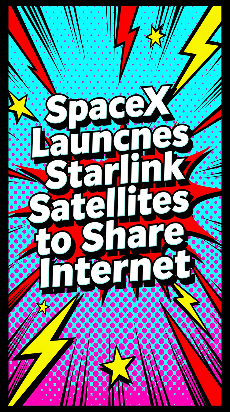 SpaceX Launches Starlink Satellites to Share Internet