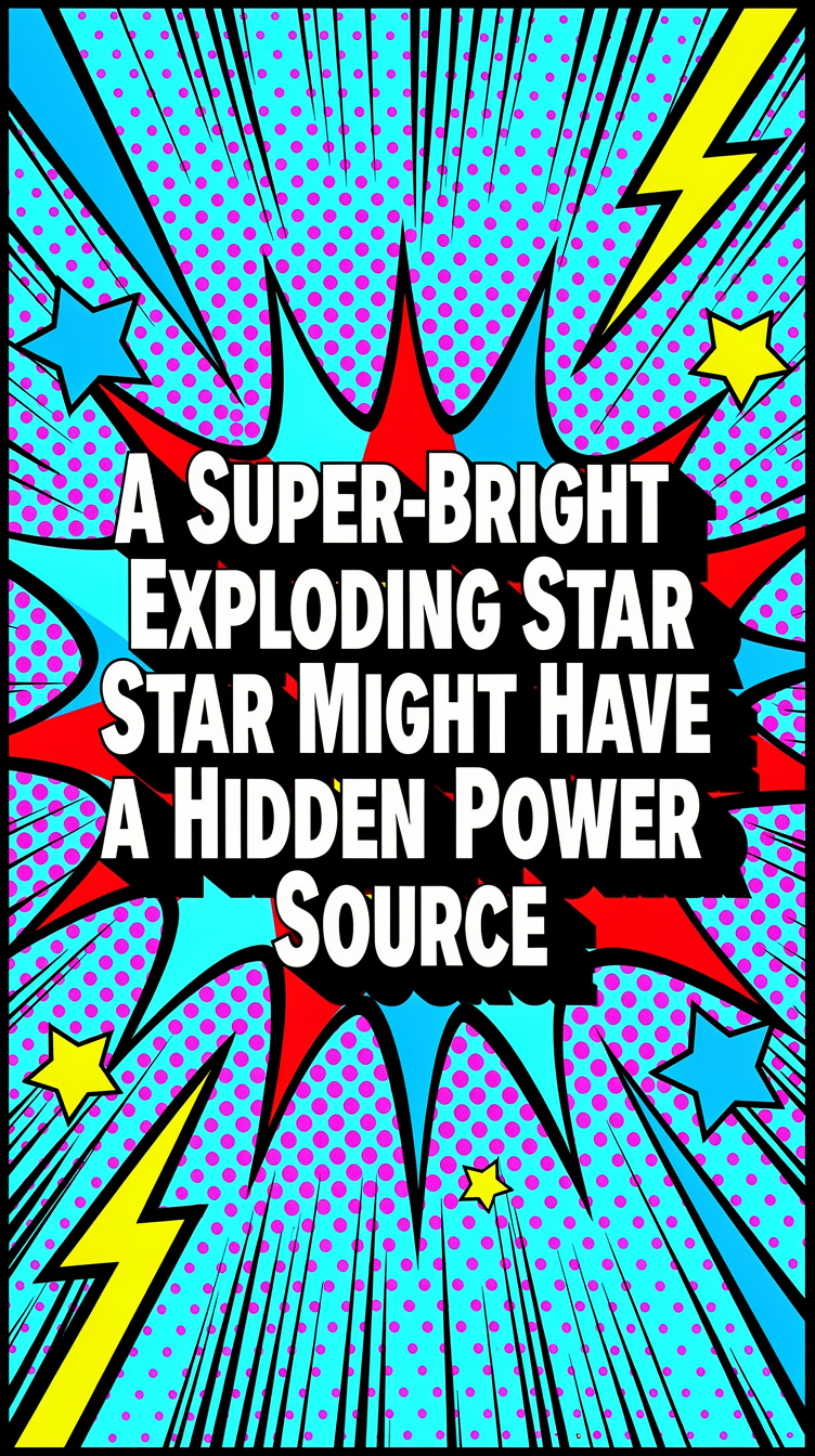 A Super-Bright Exploding Star Might Have a Hidden Power Source