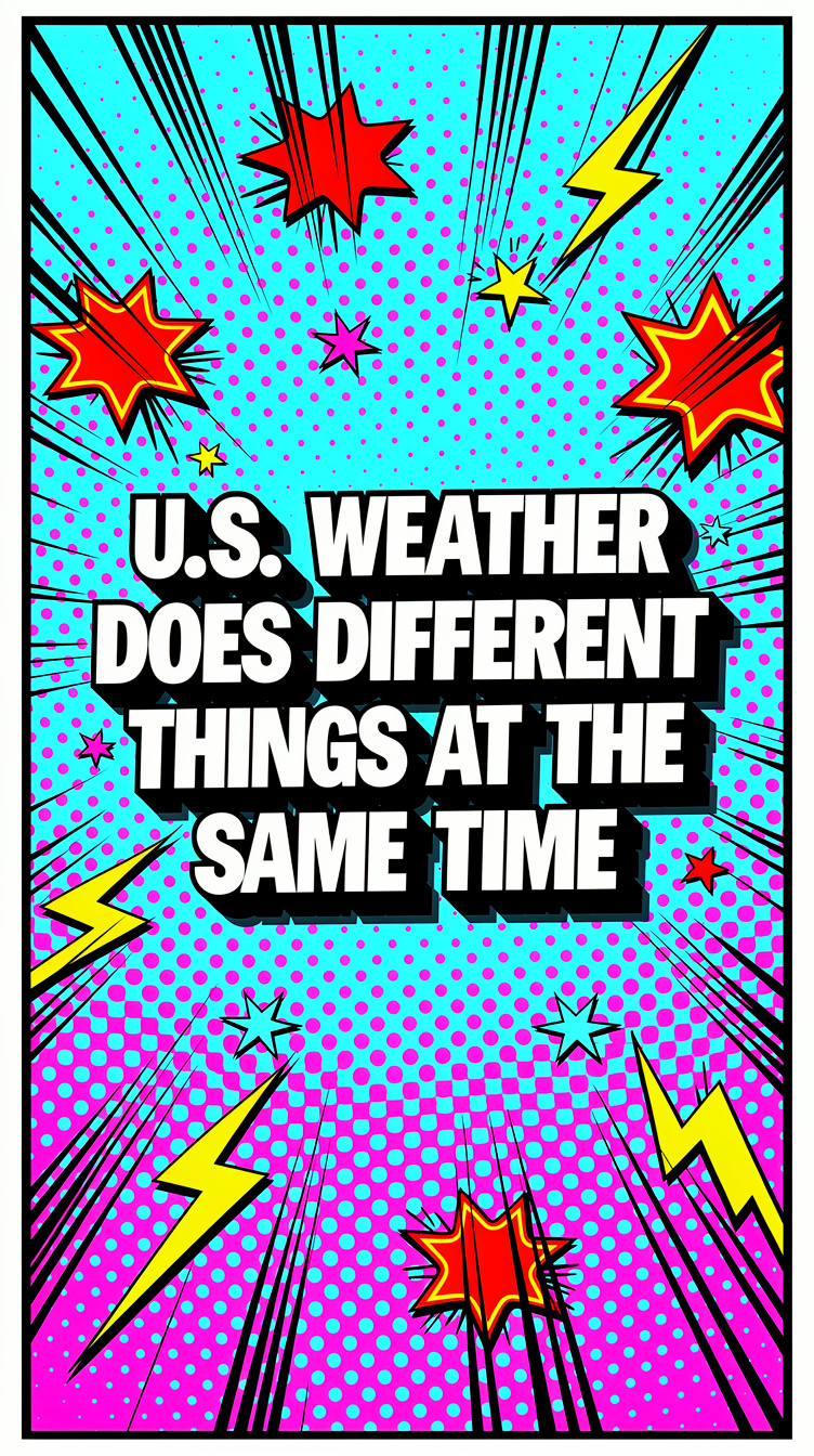 U.S. Weather Does Different Things at the Same Time