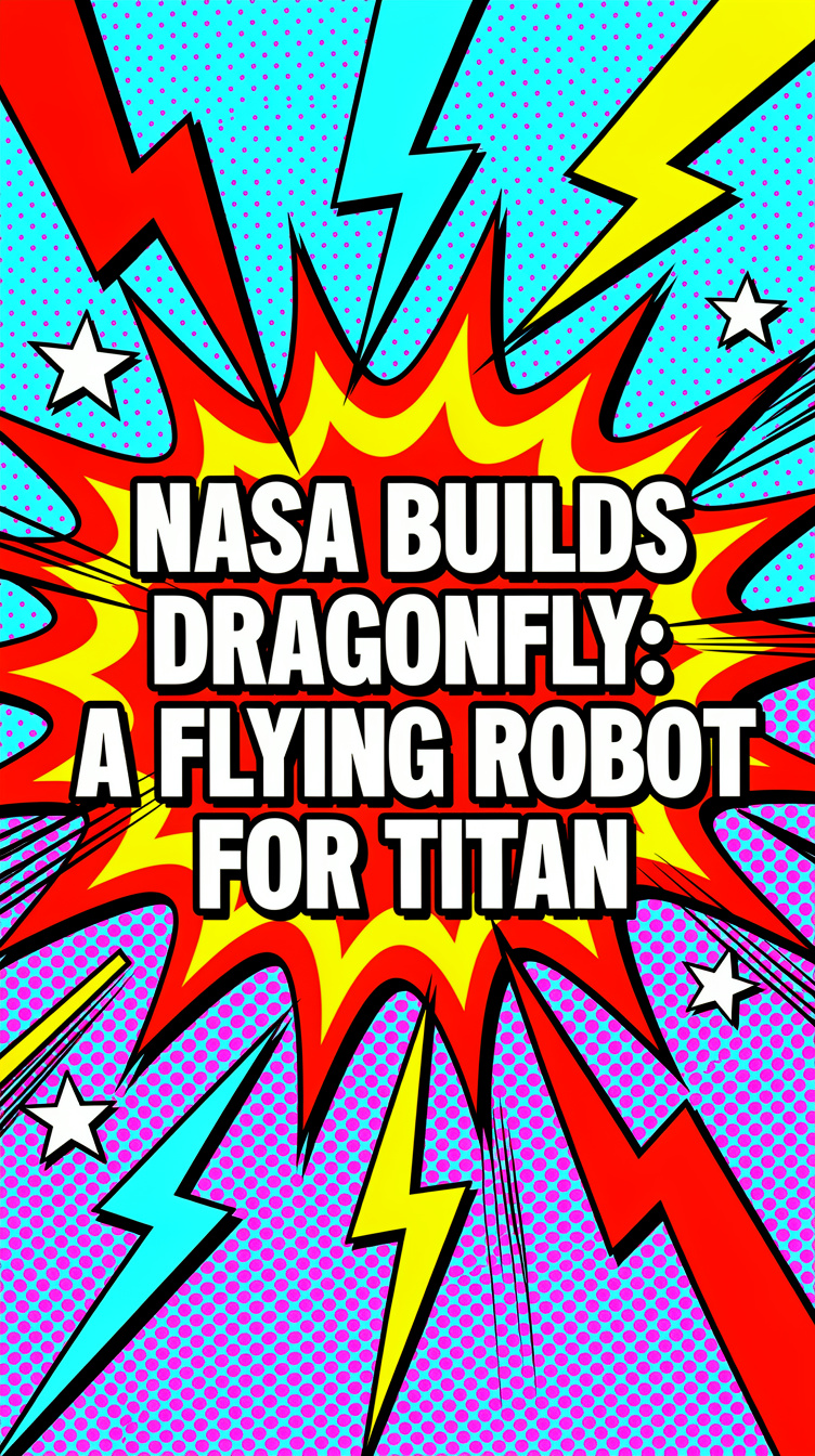 NASA Builds Dragonfly: A Flying Robot for Titan