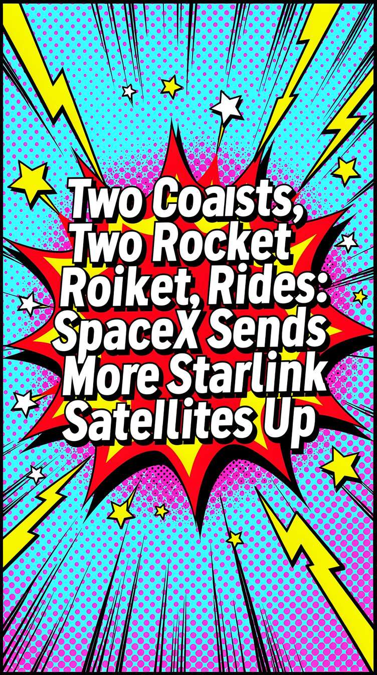Two Coasts, Two Rocket Rides: SpaceX Sends More Starlink Satellites Up