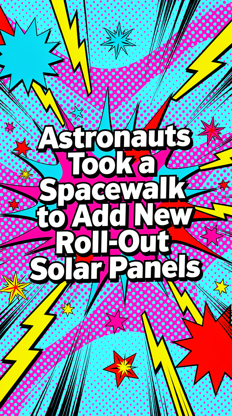 Astronauts Took a Spacewalk to Add New Roll-Out Solar Panels