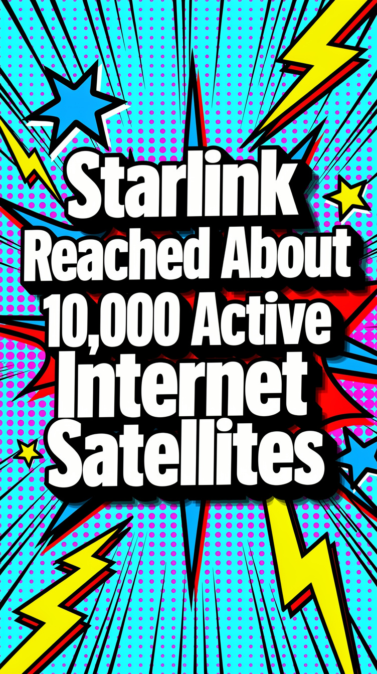 Starlink Reached About 10,000 Active Internet Satellites