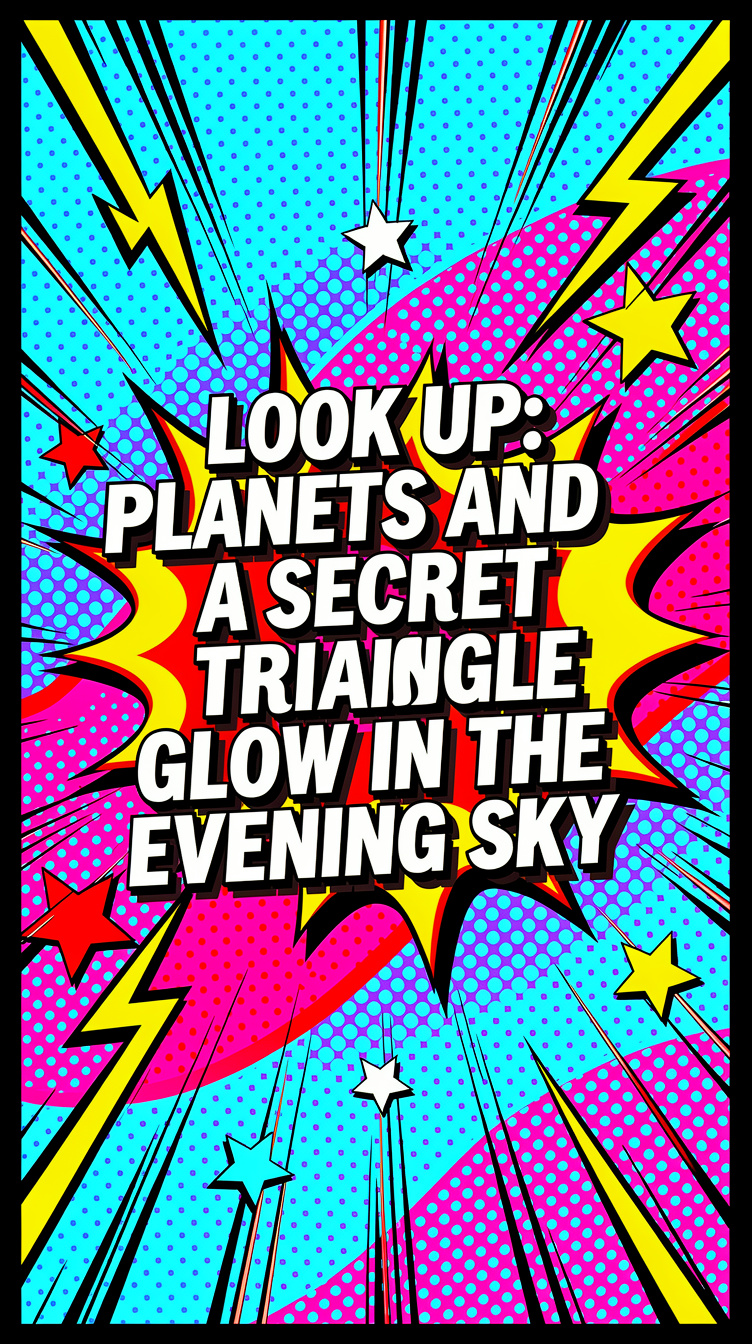Look Up: Planets and a Secret Triangle Glow in the Evening Sky