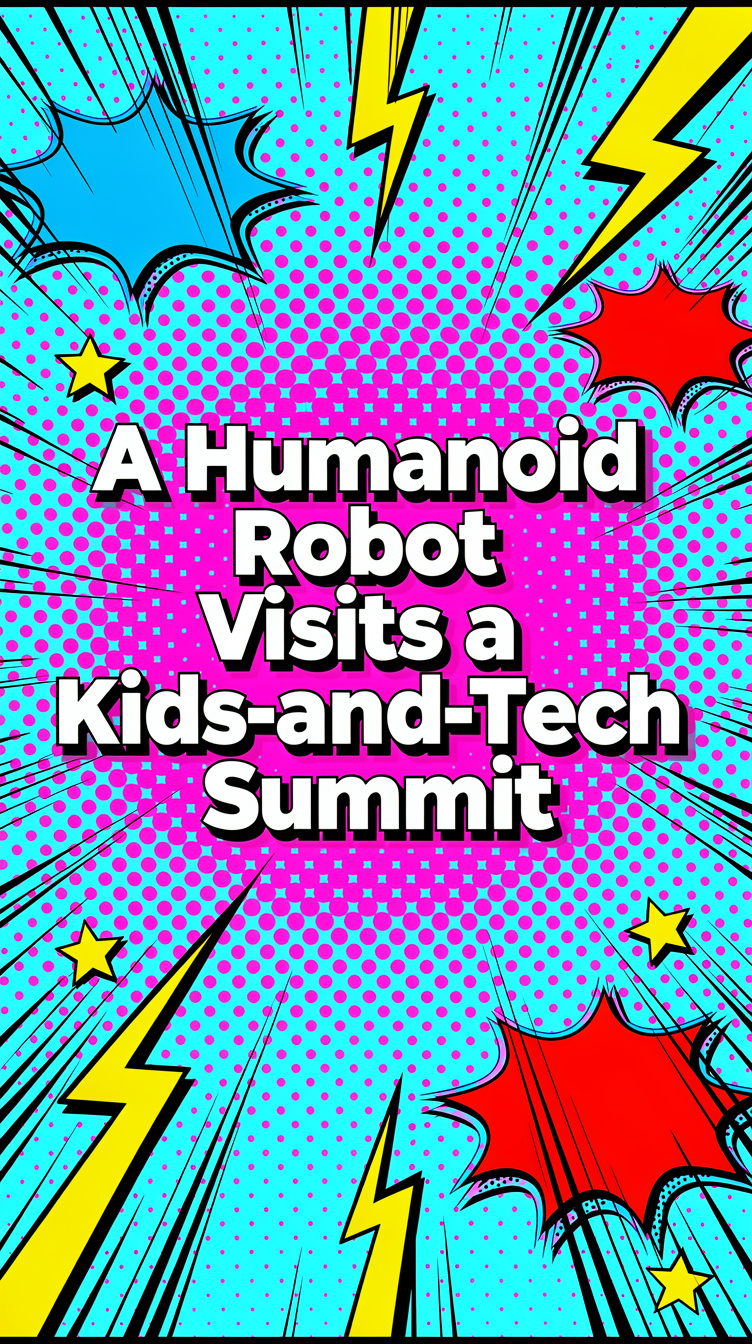 A Humanoid Robot Visits a Kids-and-Tech Summit