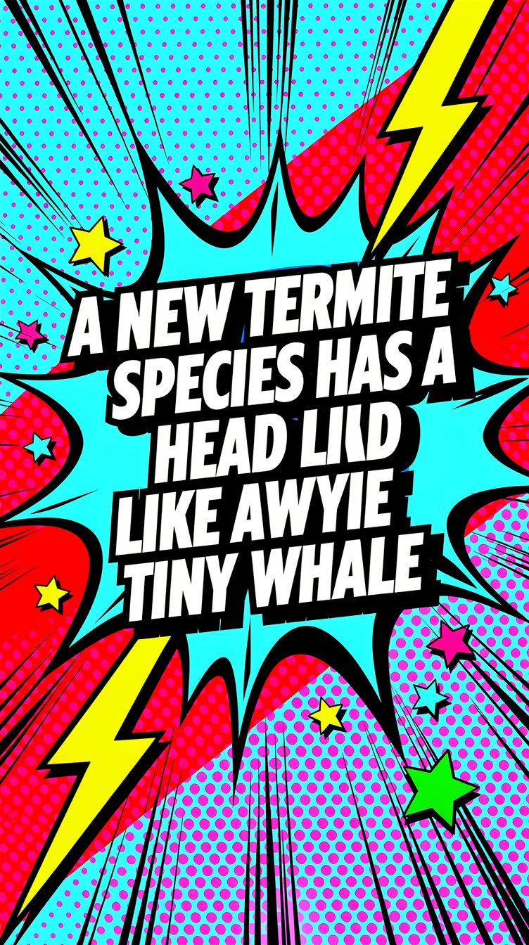 A New Termite Species Has a Head Like a Tiny Whale