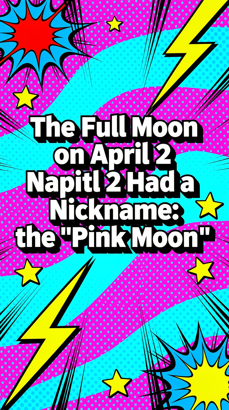 The Full Moon on April 2 Had a Nickname: the “Pink Moon”