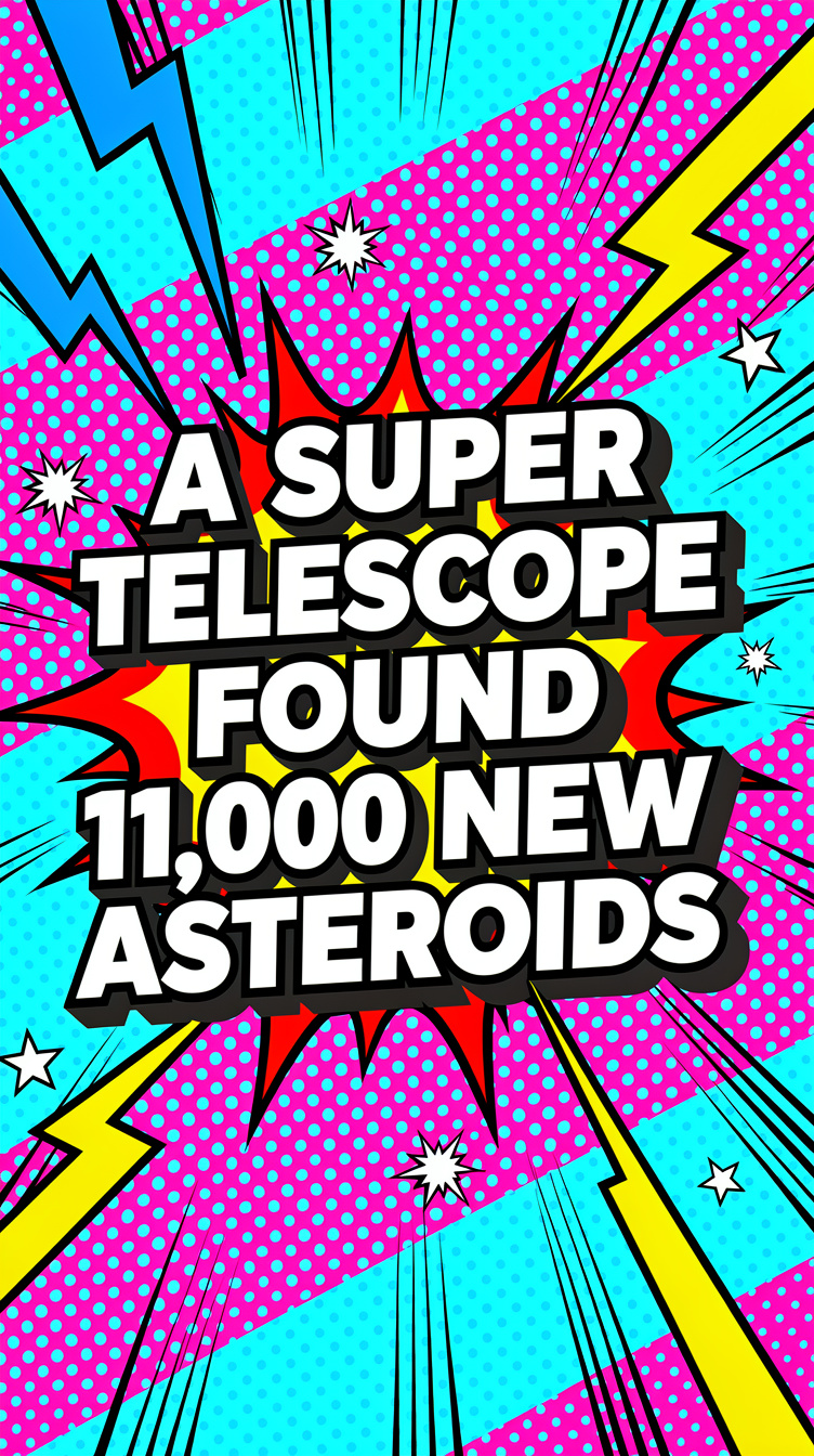 A Super Telescope Found 11,000 New Asteroids