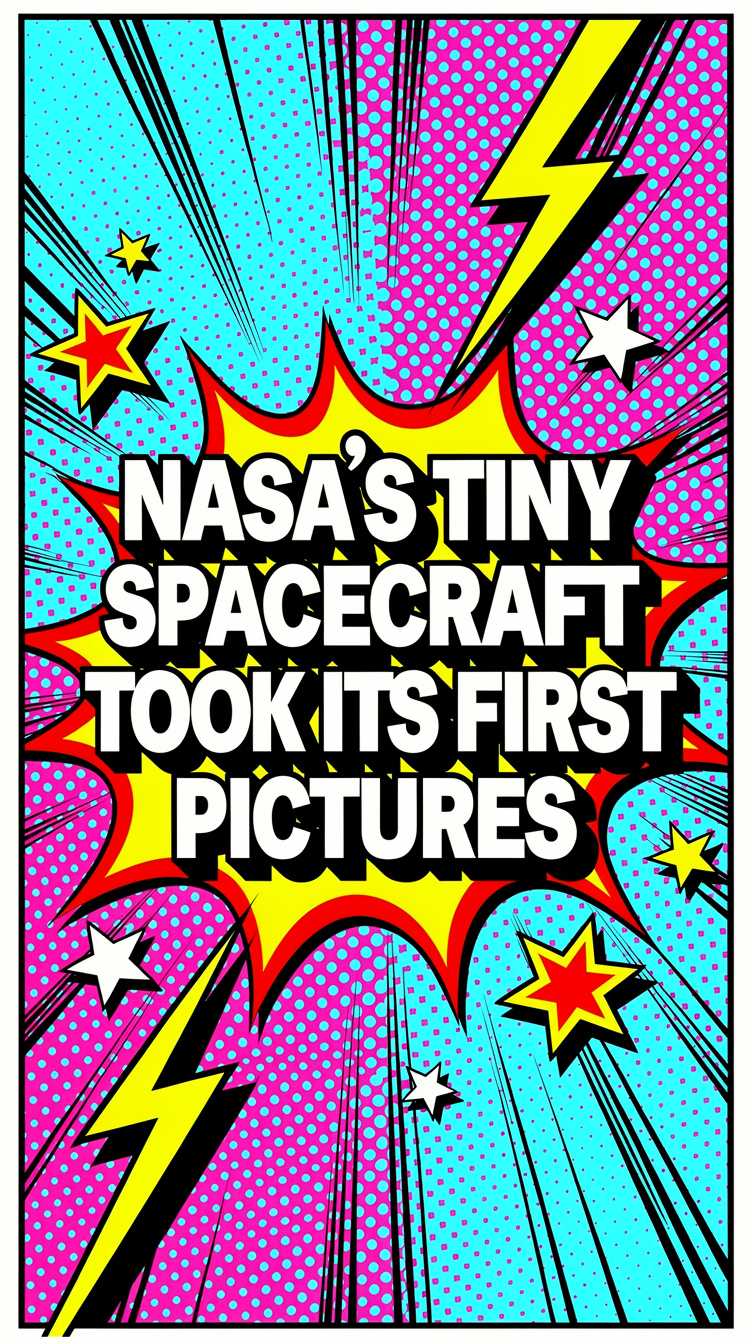NASA’s Tiny Spacecraft Took Its First Pictures