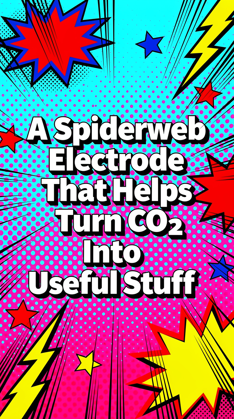 A Spiderweb Electrode That Helps Turn CO2 Into Useful Stuff