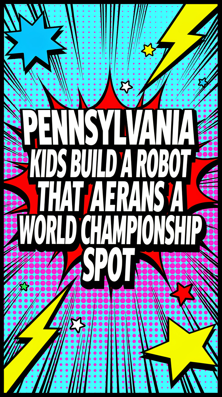 Pennsylvania Kids Build a Robot That Earns a World Championship Spot