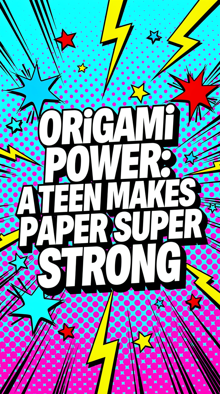 Origami Power: A Teen Makes Paper Super Strong