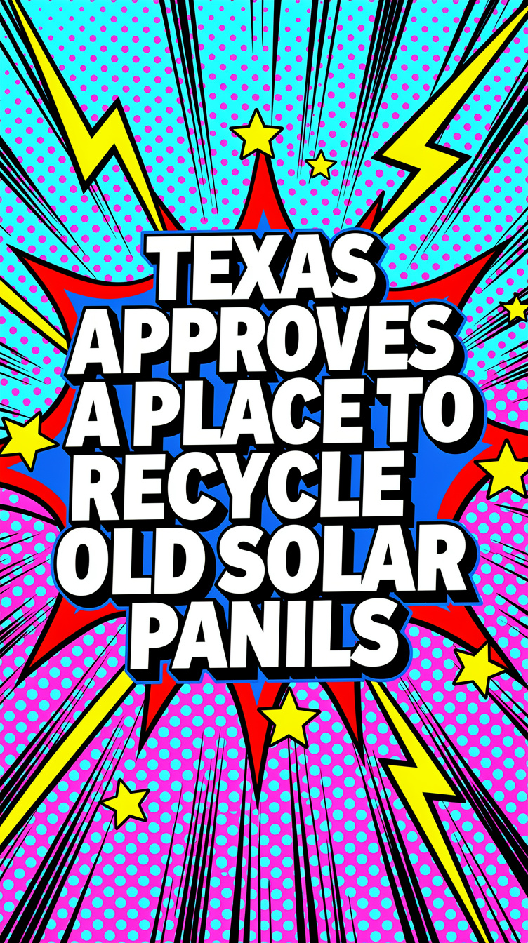 Texas Approves a Place to Recycle Old Solar Panels